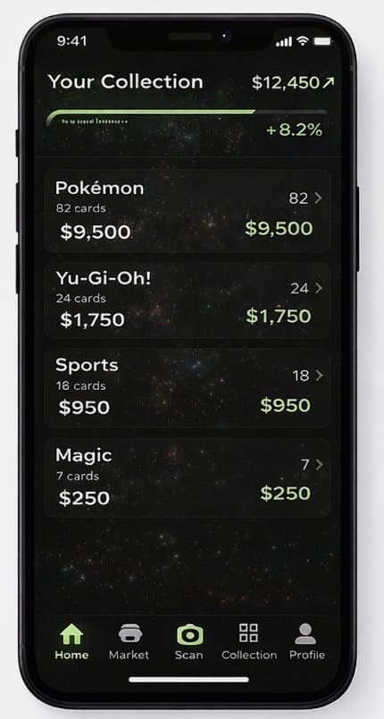 Collection screen
